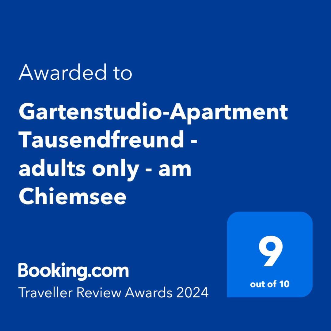 Gartenstudio-Apartment Tausendfreund - Adults Only - Am Chiemsee Breitbrunn am Chiemsee Extérieur photo